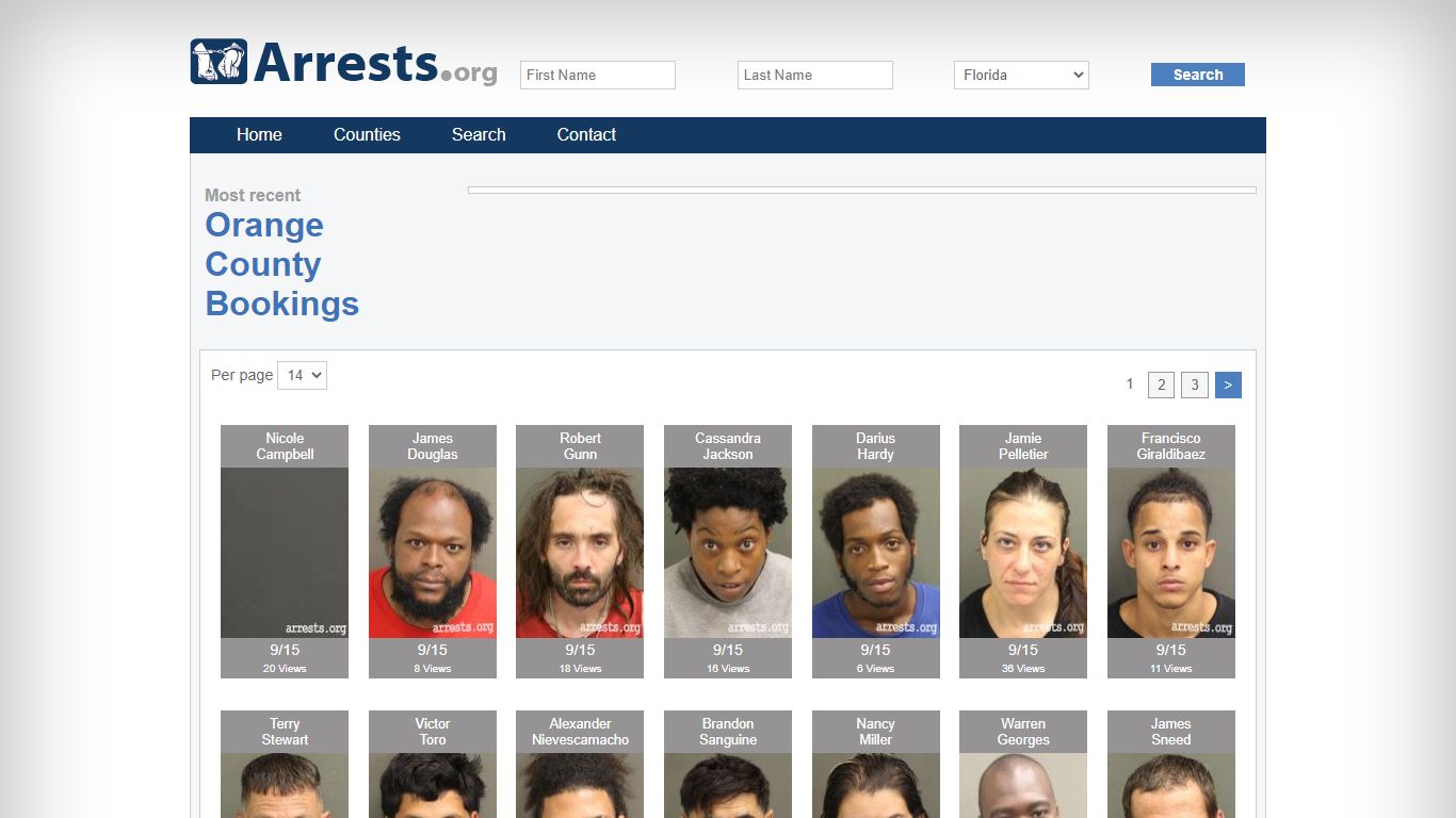 Orange County Arrests and Inmate Search