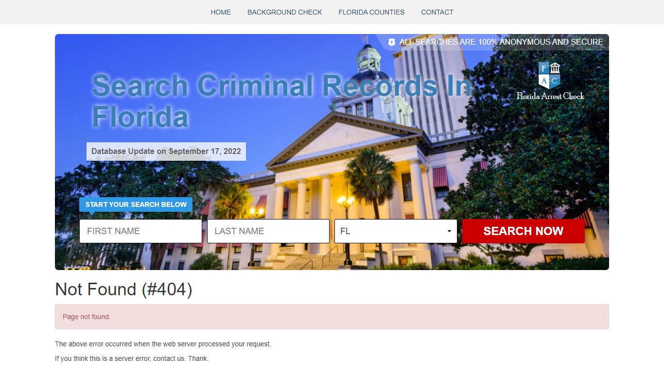 Conducting a Broward Sheriff Arrest Search